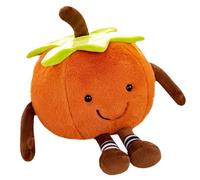 Gungtj Fruit Plush, Stuffed Toy, Fruit Cushion, Plush Persimmon Cushion, Cute Fruit Throw Pillow, Family Decorative Pillow, Soft Fruit Plush Toy 25x25x35cm to 35x50cm for Home