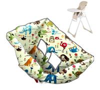 Gungtj Funda de asiento para silla alta, funda para carrito de niños, carrito de comestibles portátil, para sala de estar pública, dormitorio, restaurante, hogar, comedor
