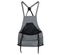 Gungtj Gardening Apron, Farm Workwear, Fruit Picking Gear, Crossover Back Design, Big Capacity Pockets, Durable y Cómodo para Hombres y Mujeres, Outdoor Garden Tasks, Gris, Se référer au descriptif
