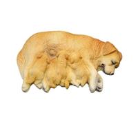 Gungtj Golden Retriever Figurine, Dog Statue, Resin Dog Sculpture, Garden Tabletop Decor, Art Sculpture, Living Room Ornaments, Bedroom Bookshelf Decor for Dog Lovers
