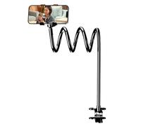 Gungtj Gooseneck Phone Holder, Adjustable Desktop Stand, Flexible Mobile Phone Bedstand, Secure Cellphone Automobile Cradles, Tablet Accessories, Hands-Gratis Viewing for Home, Office,