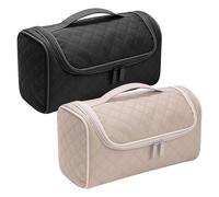 Gungtj Hair Travel Bag, Curling Iron and Hair Dryer Travel Case with Hook, Portable Hair Bag, 12.2x5.5x16.89in Toiletry Bag, Hair Accessories Organizer For Hairdressing At Home