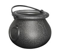 Gungtj Halloween Candy Bucket, Halloween Trucos de oro Treats Candies Buckets, 2,76 x 1,97 x 2,09 pulgadas Reusable Trick & Treat Pot, Decorative Props for Holiday Events, Kids, Adults, Girls, Boys