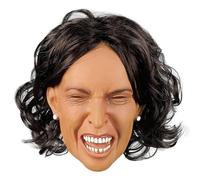 Gungtj Halloween Wig Headcover, Creative Props, Funny Women Face, Spoof Women Headgear, Role Playing Costume Accessories, Comedy Wigs for Women Suitable Use for Halloween Masks