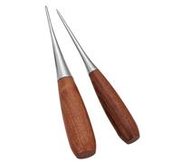 Gungtj Herramienta de punzón de ,Herramienta de reparación con mango de madera - Herramienta de perforación de cuero | Para Bolsos Monederos Jeans Telas Zapatos Botas Cinturón Encuadernación