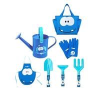 Gungtj Herramientas de Jardín para Niños,Rastrillo De Plantar Y | Juego de 7 Piezas de Herramientas de Jardinería Infantil - para Jardín Patio y Balcón Niños de 3 a 8 Años Flores y Césped