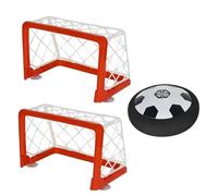 Gungtj Hover Football - Light Up Soccer Toy, Battery Powered Floating Disc with LED Glow, High-Density Soft Foam Bumper, Motorized Air Cushion Tech, for Indoor Hard Floors and Home Entertainment