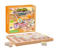 Gungtj Juego de clasificación - Pensamiento lógico educativo en la mesa, juego de con material duradero, de aprendizaje con diseño interactivo para niñas mayores de 4 años, viaje