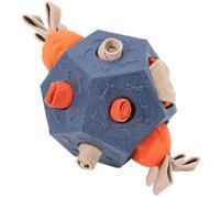 Gungtj Juguete dispensador de tratamiento, dispensador interactivo para masticar, 5,31 x 5,12 x 4,33 pulgadas, entrenamiento diario y juego, bola de enriquecimiento con compresión para el té