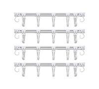 Gungtj Kitchen Utensil Rack, Under Gabinete Wall Mount Rack, Adhesive No-Drill Spatula Storage, Space-Saving Home Organizer for Spoons & Bbq Tools, Easy to Install and Access