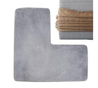 Gungtj L Shaped Bathroom Mat, 31.5 Inch Non Slip Soft Quick Dry Absorbent Bath Mat For Indoor Use, Comfortable Water Absorption with Fast Drying Design, Floor Matting For Kitchen, Door, Sink, Toilet