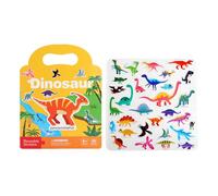 Gungtj Libro De Pegatinas Reutilizable,Juguetes de Despertar y Aprendizaje Temprano de Viaje - Actividad Motricidad Fino y Desarrollo Niñas Niños Niños Niños Maternal