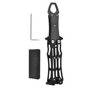 Gungtj Lip Grippers Fishing, Plegables para Fly Fishing, Multi-Function Hook Remover, Professional Fishing Lip Grabber, Folding Fish Controller, Aluminum Alloy Fishing Gripper, Portable Fishing Tool