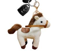 Gungtj Llavero De Caballo | Llavero de Caballo de Peluche,Muñecos De Animales Llaveros De Peluche,para Adultos y Niños Viaje Escuela Vacaciones Cumpleaños Mochila Teléfono Equipaje Bolso de Mano