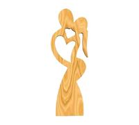 Gungtj Lover Table Décor, Handcarved Lover Artwork, Couple Wooden Statue, Lover Kiss Figurine, Decorative Home Decor, Wooden Couple Sculpture, Romantic Tabletop Decor, Handcrafted Lover Figurine