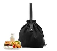 Gungtj Lunch Bag, Insulated Lunch Bags, 12.8x4.72x11.81 Inches Thermal Food Container with Handles, Front Pocket Design, Leakproof Lining, Meal Tote for Students Teachers Office Travel Picnic Use