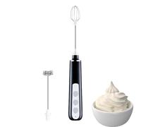 Gungtj Milk Frother, Recargable Handheld Whisk, Electric Coffee Mixer, 3 Speed Adjustable, (12,2 x 1,18 pulgadas), Perfecto para Matcha, Latte, And Cappuccino And Hot Chocolate