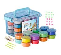 Gungtj Modeling Clay Set for Kids, 24 Color Clay Supplies, Creative Fun Kit, Molds and Tools 9,45 x 7,09 x 5,31 pulgadas, and Safe, Perfect for Birthdays, Easter, and Holiday