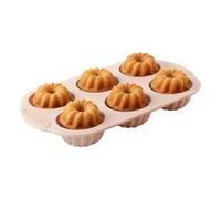 Gungtj Moldes De Silicona Para Pastelería - 6 Alvéolos Antiadherentes Utensilios De Hornear | Moldes De Chocolate De Silicona Concha Para Pasteles Chocolate Postres De Cocina