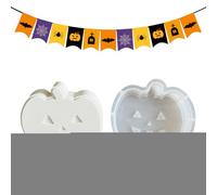 Gungtj - Moldes para velas de Halloween, decoración para modelar en arcilla resina epoxi jalea, colgante de jabón de chocolate