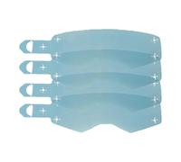 Gungtj Motorcycle Riding Goggles Film, 4 lentes transparentes para motocicletas, protectores de pantalla, alto rendimiento visual, competiciones de ojos y seguridad para jinetes