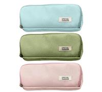 Gungtj Pencil Case with Compartments, Special Stationery Organizer Bag for Students, School Supplies Pouch Bag, 8,66 x 1,97 x 3,54 pulgadas Good for Organizing Pens, Pencils, and Other School, azul