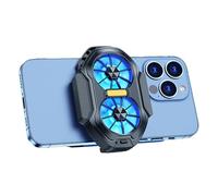 Gungtj Phone Cooler, Cell Phones Cooler, 3.41x2.45x1.3 Inches High-Efficiency Smartphone Heat Dissipation Tool, Clip Double-Fan for, Video Streaming, and Music Listening Use