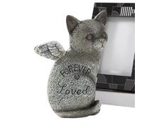 Gungtj Piedras Conmemorativas para Mascotas - Marcador de Resina para Tumba de Gato y figurita - Estatua Conmemorativa para Mascotas - para oficinas en casa, cafeterías, librerías y Jardines