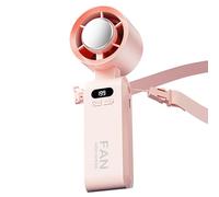 Gungtj Portable Handheld Fan, High-Speed Air Conditioner Fan, Adjustable Wind Speed Cooling Tool, Compacto y Recargable, Ideal para coche, camping, viajes, escuela, hogar y cocina