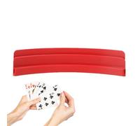 Gungtj Portable Playing Card Holder, Three Layer Card Stand, Professional Deck Storage Case, 11,46 x 2,48 x 1,38 pulgadas Table Accessories and Board Game Supplies for Seniors