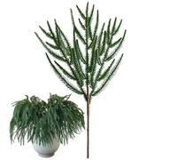 Gungtj Ramas de pino artificial, agujas de pino artificiales, decoración navideña