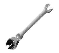 Gungtj Ratcheting Wrench For Nuts | Double Open End Ratcheting Wrench | Plum Bayonet Quick Ratchet Tool For Tube, Hose, And Oil Pipe Repair | Versatile Mechanic's Wrench For Efficient Repairs