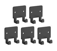 Gungtj Razor Holder, Heavy Duty Metal Stand, 5X Multifunction Bathroom Organizer, Adhesive Hooks for Easy Mounting, no requiere perforación, ideal para cocinas y puertas