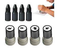 Gungtj Sellos Con Patrón De - Suministros Para Manualidades Diy - Sellos De Gatito Autotintados | Para Scrapbooking Tarjetas Diario Planificador Cuaderno Sobre Profesores Mujeres Estudiantes Niños