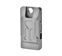 Gungtj Silbato de metal, silbato de alto decibelio - Silbato de doble tubo fuerte de metal para socorrista, supervivencia, autodefensa para niños