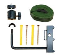 Gungtj Soporte de montaje para cámara de sendero, cabeza ajustable de 360 grados, soporte para cámara de vida silvestre, para fotógrafos, profesionales, entusiastas del tronco, poste de