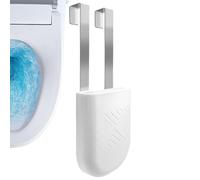 Gungtj Soporte para tableta de limpieza de tanque de inodoro, cesta de almacenamiento de pestañas de limpieza, piezas de tanque de agua de inodoro, para apartamento, hogar, baño, escuela, dormitorio