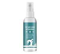 Gungtj Spray antimordeduras para perros, 100 ml, spray amargo antimasticación para un entrenamiento eficaz de mascotas, ayuda al comportamiento de perros y gatos para uso en interiores y exteriores,
