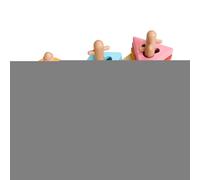 Gungtj Stacking Toys, Shape Sorter Wooden Set, 7.09x4.72x3.15 Inches Fine Development, Colorful Sensory Activity, Educational Preschool Game for Learning, Travel, Car Trips, Daycare, Home, Holiday