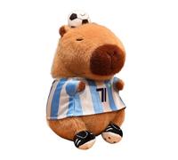 Gungtj Stuffed Animal Capybara - Sports Ball Dolls, Plush Toy with Soft Material, Animal Accessory with Cute Design, Capybara Plush, Stuffed Toy for Cuddling Hugging and Displaying at Home Car