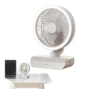 Gungtj Table Fan, Sturdy 5 Speed Personal Fan, Recargable Air Cooler 2000mAh Battery, Control remoto, Quiet Cooling, 7.09x4.13x9.84 pulgadas, Home And Travel Use
