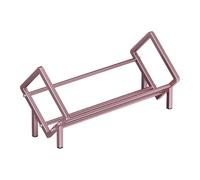 Gungtj Tabletop Shelves, Desktop Bookcase, Carbon Steel Cookbook Shelf