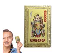 Gungtj Tarjeta Tai Sui | Snake Year Good Luck | Tarjeta dorada china 2025 para protección, buena suerte, éxito auspicioso