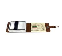 Gungtj Tarjetas de Póker Conjunto de Juegos De Mesa Interactivos, con Cubierta de Cuero PU Plegable para Tarjetas de Beber para Juego Social Y Familia Viajar Mujeres Hombres