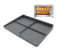 Gungtj Toaster Top Organizer, Heat Resistant Silicona, Pantry Counter Tray, Magnetic Design, Space Saving, (15 x 11 x 1,5 pulgadas), perfecto para organizar cocinas y encimeras
