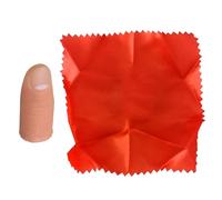 Gungtj Truco De Magia Del Pulgar,Truco de Desaparición de Pañuelo con Dedo Artificial - Dedo Artificial Para Bromas De Magia Juguete Para Entretenimiento Fiestas Carnavales Halloween Cumpleaños Noches