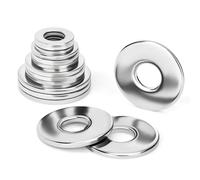 GUNGY 10 Piezas Arandelas Planas Grande M8 x 30mm Acero Inoxidable 304 Arandela Plana DIN 9021 Arandelas Rusticas A2 V2A para Tornillos Tuercas y Sujetadores