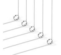 GUNGY 10 Piezas Resortes de Torsión de Acero Inoxidable Diámetro Alambre 0,3mm Diámetro Interior 3 mm Longitud del Brazo 30 mm Ángulo 90° 3 Vueltas Giro Izquierda 0,3x3x30 mm