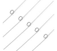 GUNGY 10 Piezas Resortes de Torsión de Acero Inoxidable Diámetro Alambre 0,3mm Diámetro Interior 3 mm Longitud del Brazo 30 mm Ángulo 180° 2 Vueltas Giro Izquierda 0,3x3x30 mm