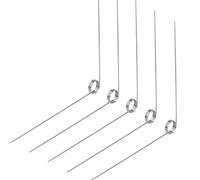 GUNGY 10 Piezas Resortes de Torsión de Acero Inoxidable Diámetro Alambre 0,4 mm Diámetro Interior 3 mm Longitud del Brazo 30 mm Ángulo 90° 3 Vueltas Giro Derecha 0,4x3x30 mm